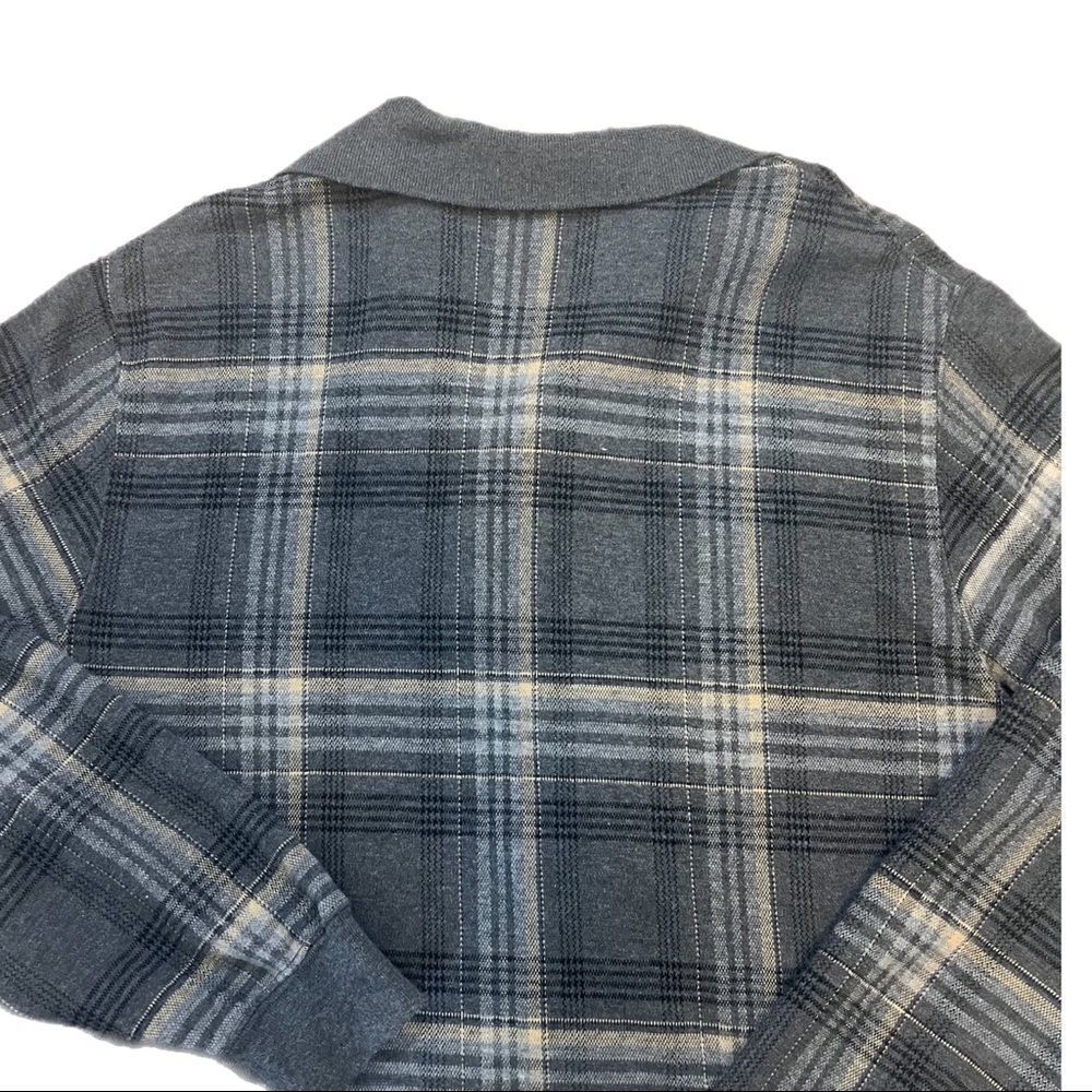 Lands’ End Plaid Long Sleeve Shirt. 100% Cotton. Size M. Great Condition!! - Picture 4 of 9